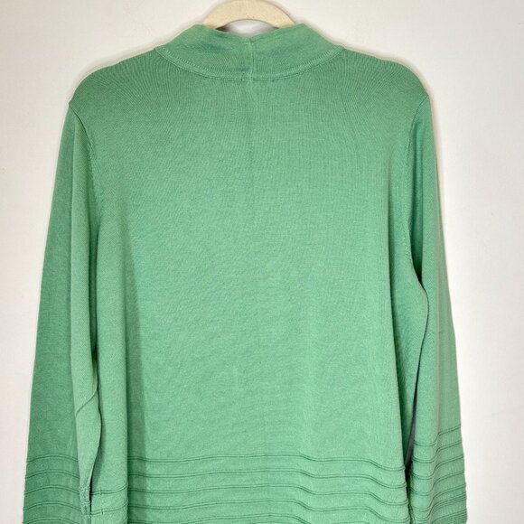 Isaac Mizrahi Pullover Mock Neck Sweater Tunic Kangaroo Pocket Size XL *D20 - Picture 13 of 16
